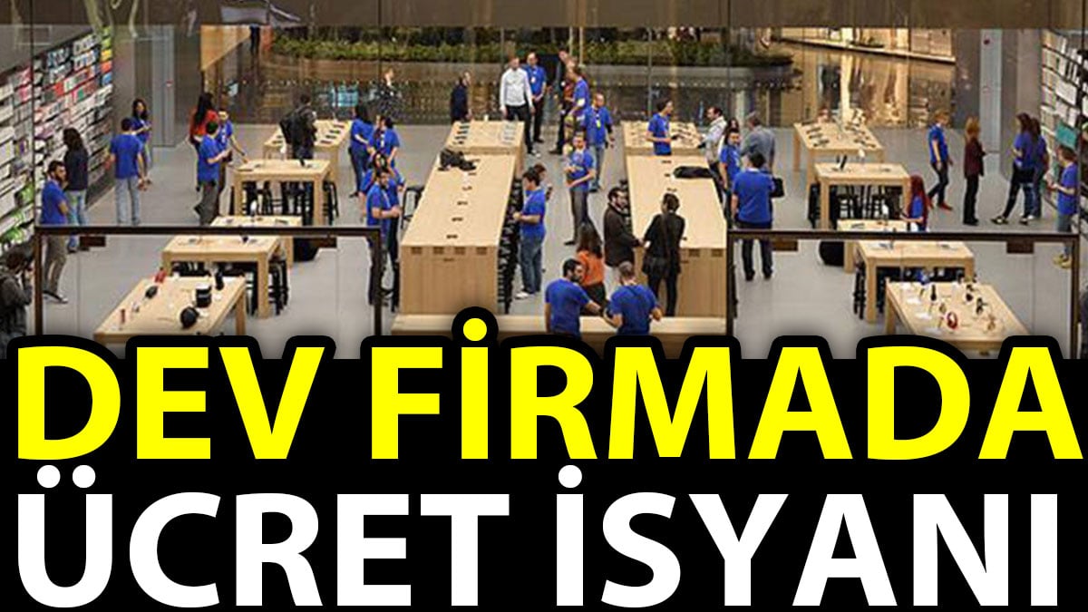 Dev firmada ücret isyanı