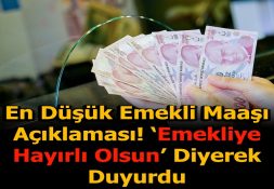 HAYIRLI OLSUN DEDİ VE DUYURDU