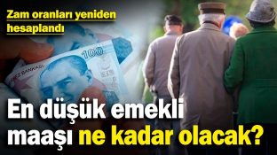 EN DÜŞÜK EMEKLİ MAAŞI ORTAYA ÇIKTI