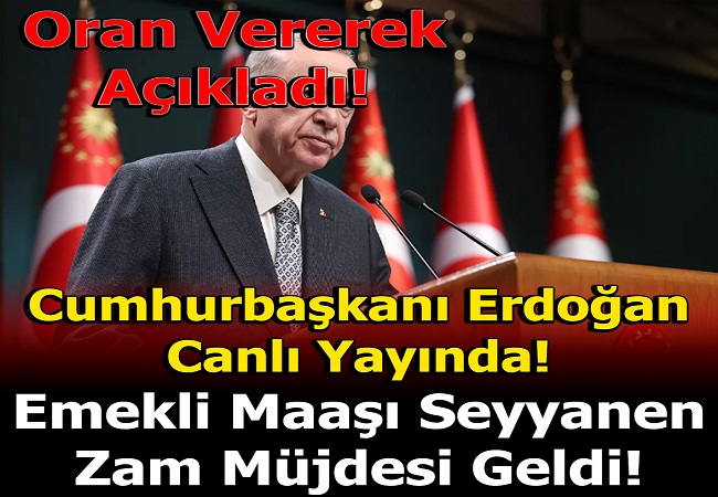 EMEKLİ MAAŞINA SEYYANEN ZAM MÜJDESİ