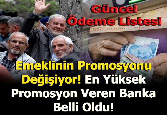 GÜNCEL ÖDEME LİSTESİ BELLİ OLDU