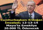 CUMHURBAŞKANINDAN DEV MÜJDE