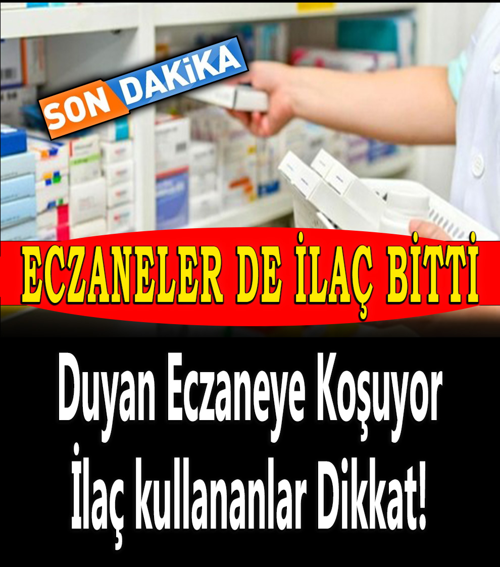 ECZANE’LERDE İLAÇ KUYRUGU