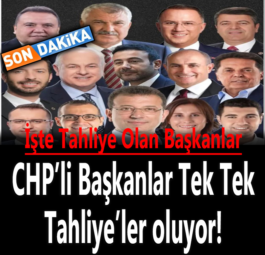 TAHLİYE’LER BAŞLADI