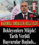 EMEKLİLİK BEKLEYENLERE MÜJDE
